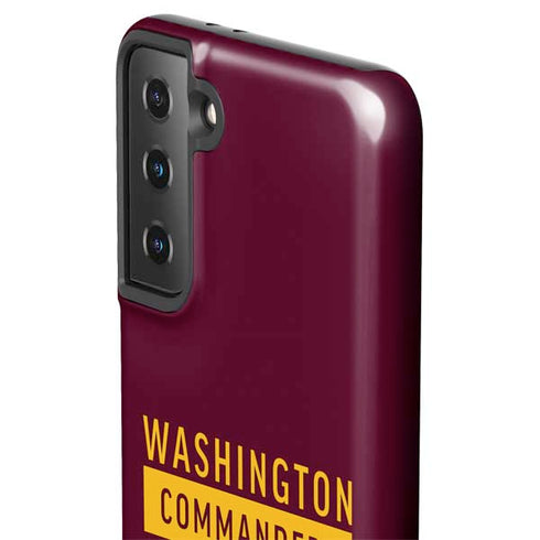 NFL Washington Commanders Galaxy S21 FE Pro Case