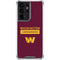 NFL Washington Commanders Galaxy S21 Ultra 5G Clear Case
