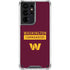 NFL Washington Commanders Galaxy S21 Ultra 5G Clear Case