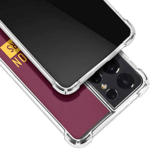NFL Washington Commanders Galaxy S21 Ultra 5G Clear Case