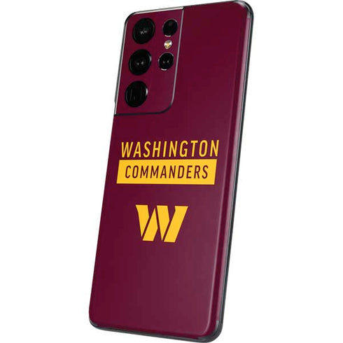 NFL Washington Commanders Galaxy S21 Ultra 5G Skin