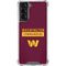 NFL Washington Commanders Galaxy S22 Clear Case