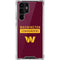 NFL Washington Commanders Galaxy S22 Ultra Clear Case