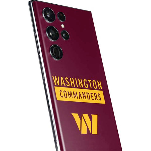 NFL Washington Commanders Galaxy S22 Ultra Skin