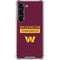 NFL Washington Commanders Galaxy S23 Clear Case