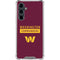 NFL Washington Commanders Galaxy S23 FE Clear Case