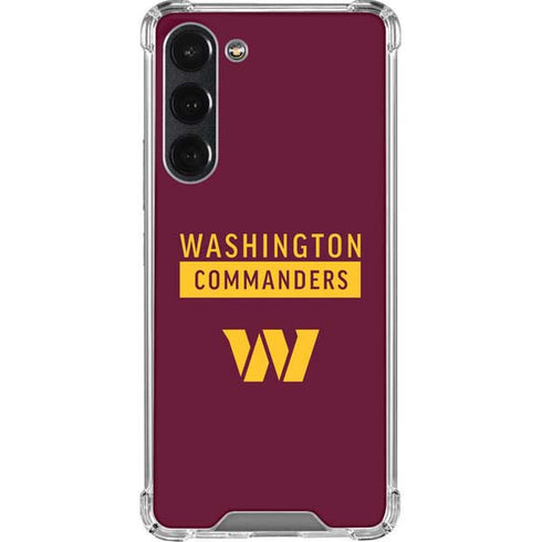 NFL Washington Commanders Galaxy S23 Plus Clear Case