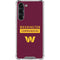 NFL Washington Commanders Galaxy S23 Plus Clear Case