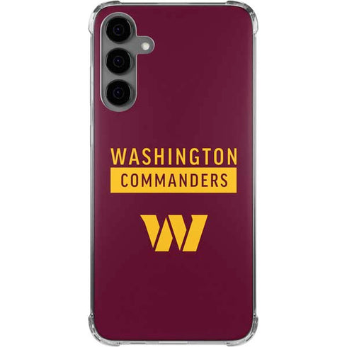 NFL Washington Commanders Galaxy S24 Plus Clear Case