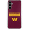 NFL Washington Commanders Galaxy S24 Plus Clear Case