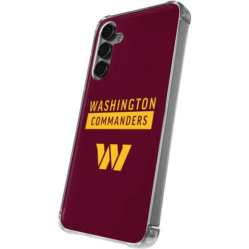 NFL Washington Commanders Galaxy S24 Plus Clear Case