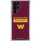 NFL Washington Commanders Galaxy S24 Ultra Clear Case