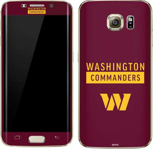 NFL Washington Commanders Galaxy S7 Edge Skin