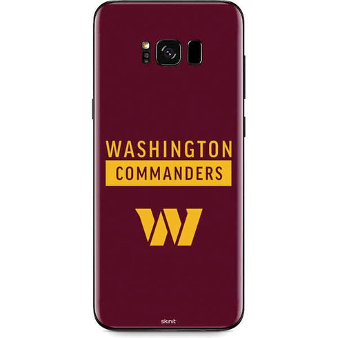 NFL Washington Commanders Galaxy S8 Plus Skin