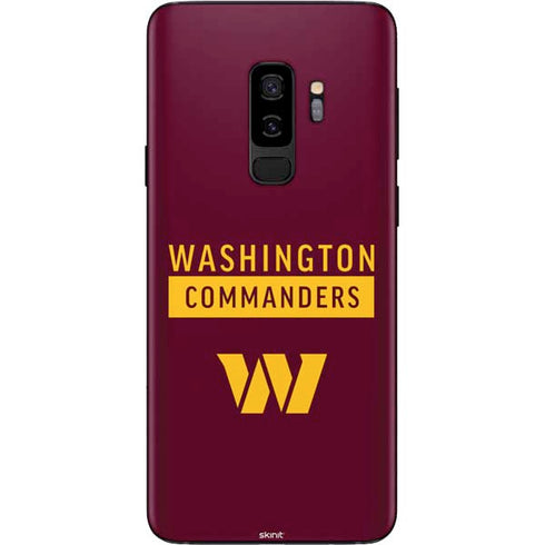 NFL Washington Commanders Galaxy S9 Plus Skin