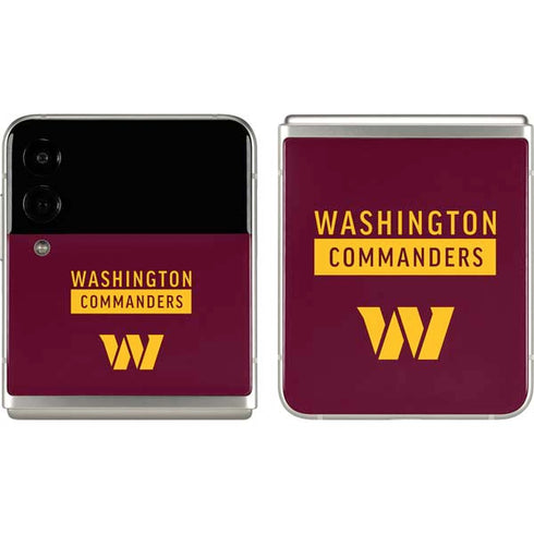NFL Washington Commanders Galaxy Z Flip3 5G Skin