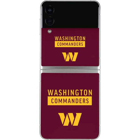 NFL Washington Commanders Galaxy Z Flip3 5G Skin