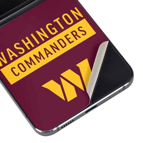 NFL Washington Commanders Galaxy Z Flip5 5G Skin