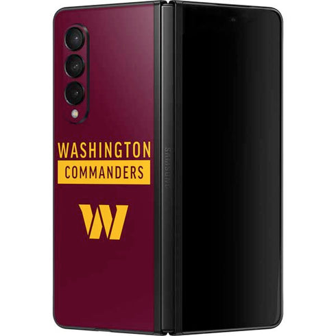 NFL Washington Commanders Galaxy Z Fold3 5G Skin