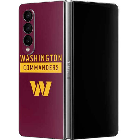 NFL Washington Commanders Galaxy Z Fold4 5G Skin