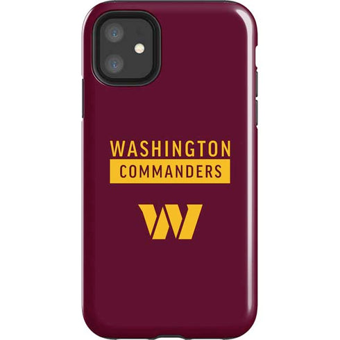 NFL Washington Commanders iPhone 11 Impact Case