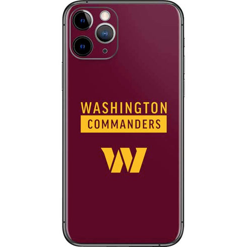 NFL Washington Commanders iPhone 11 Pro Skin