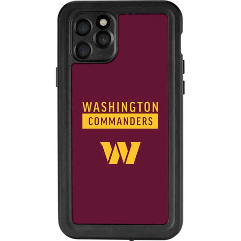 NFL Washington Commanders iPhone 11 Pro Waterproof Case