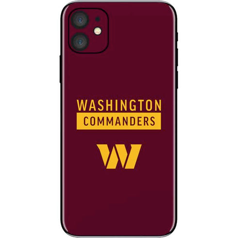 NFL Washington Commanders iPhone 11 Skin