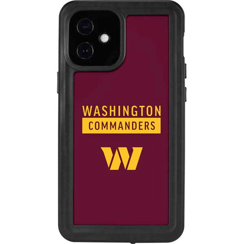 NFL Washington Commanders iPhone 12 Mini Waterproof Case