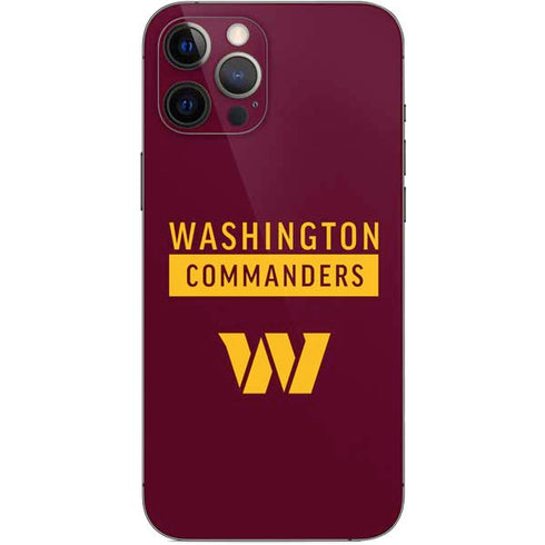 NFL Washington Commanders iPhone 12 Pro Max Skin