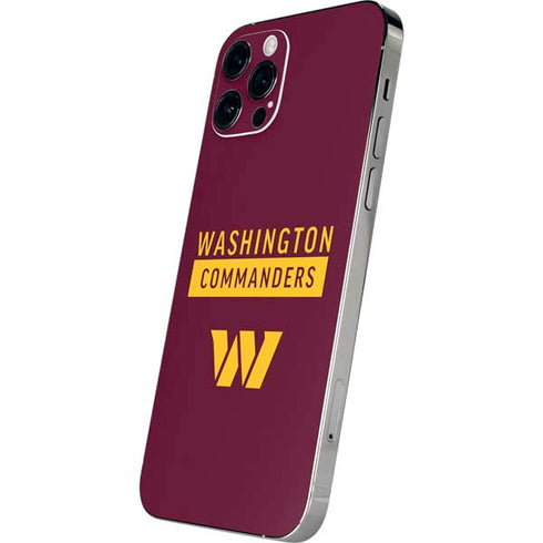 NFL Washington Commanders iPhone 12 Pro Max Skin
