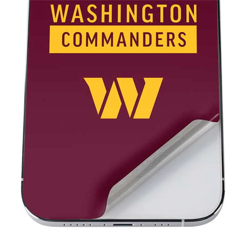 NFL Washington Commanders iPhone 12 Pro Max Skin
