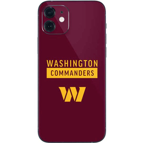 NFL Washington Commanders iPhone 12 Skin