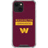 NFL Washington Commanders iPhone 13 Clear Case