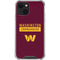 NFL Washington Commanders iPhone 13 Mini Clear Case