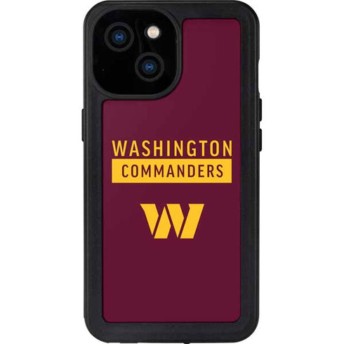 NFL Washington Commanders iPhone 13 Mini Waterproof Case