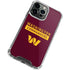 NFL Washington Commanders iPhone 13 Pro Max Clear Case