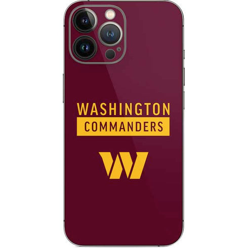 NFL Washington Commanders iPhone 13 Pro Max Skin