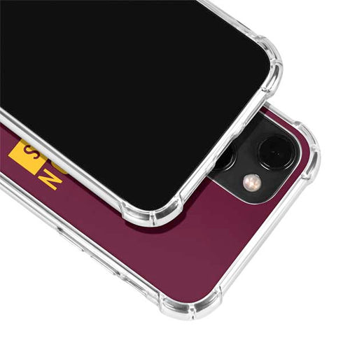 NFL Washington Commanders iPhone 14 Plus Clear Case