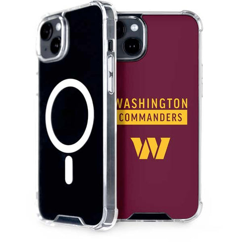 NFL Washington Commanders iPhone 15 Plus MagSafe Case