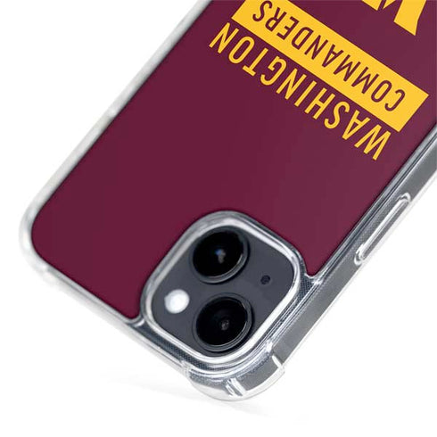 NFL Washington Commanders iPhone 15 Plus MagSafe Case