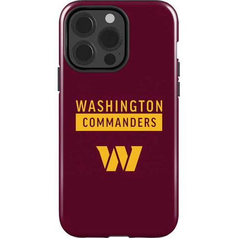 NFL Washington Commanders iPhone 15 Pro Impact Case