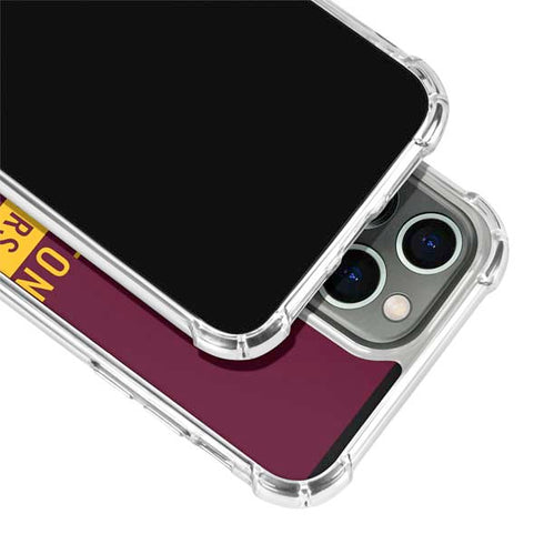 NFL Washington Commanders iPhone 15 Pro Max Clear Case