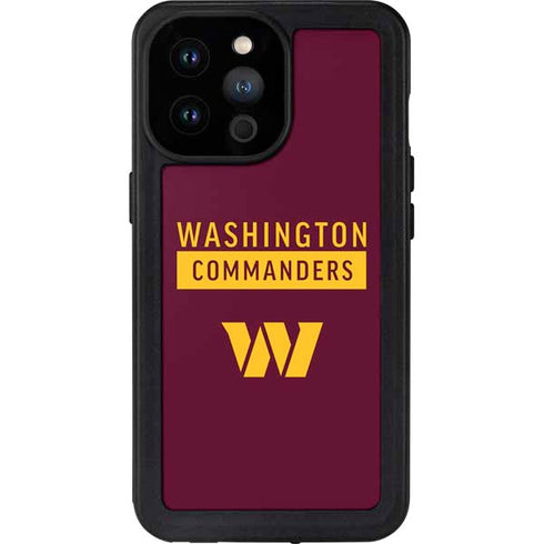NFL Washington Commanders iPhone 14 Pro Max Waterproof Case