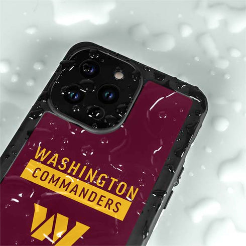 NFL Washington Commanders iPhone 14 Pro Max Waterproof Case