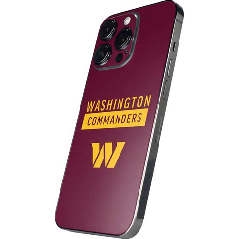 NFL Washington Commanders iPhone 15 Pro Skin