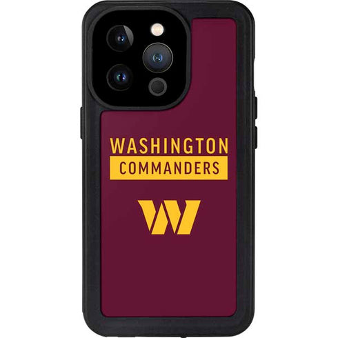NFL Washington Commanders iPhone 14 Pro Waterproof Case