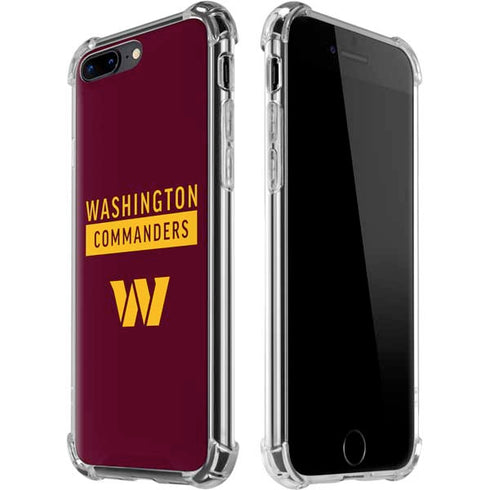 NFL Washington Commanders iPhone 7/8 Plus Clear Case