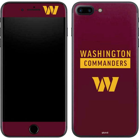 NFL Washington Commanders iPhone 8 Plus Skin