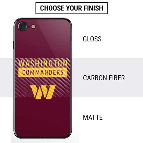 NFL Washington Commanders iPhone SE (2nd & 3rd Gen) Skin